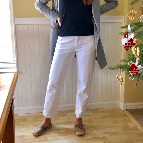 Christopher & Banks Pants - Christopher and Banks White High-Waisted Jeans